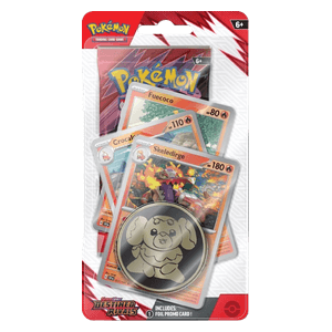 Pokémon TCG Destined Rivals Premium Checklane Blister mit Skeledirge-Promokarte und Boosterpack