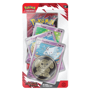 Pokémon TCG Premium Checklane Blister mit Togekiss, Boosterpack und exklusiven Promokarten Togepi, Togetic, Togekiss