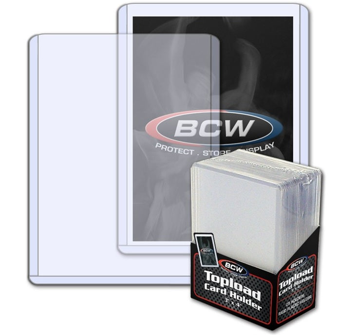 BCW Standard Topload Card Holder 3 x 4"  (25)