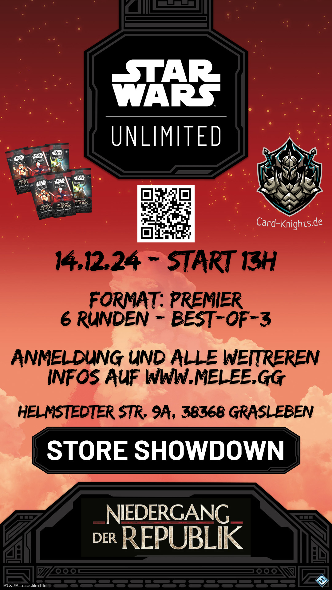 Star Wars Unlimited: Store Showdown am 14.12.2024, 13:00
