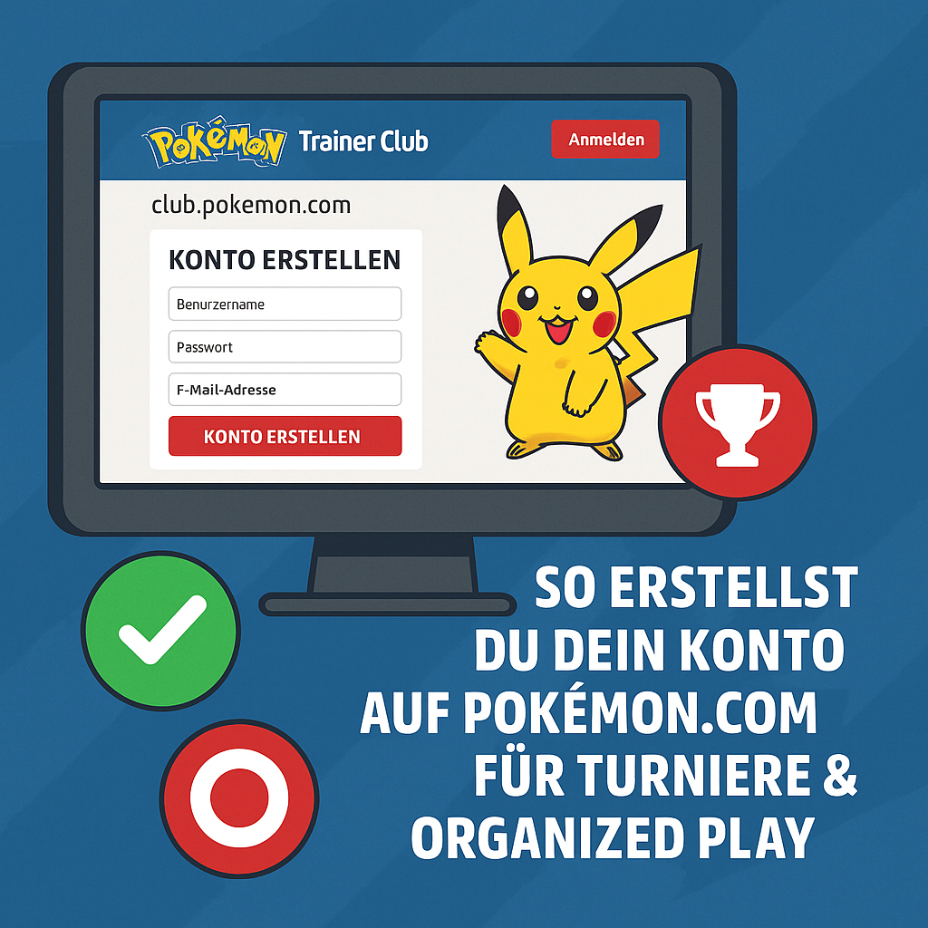 Konto erstellen bei club.pokemon.com Logo
