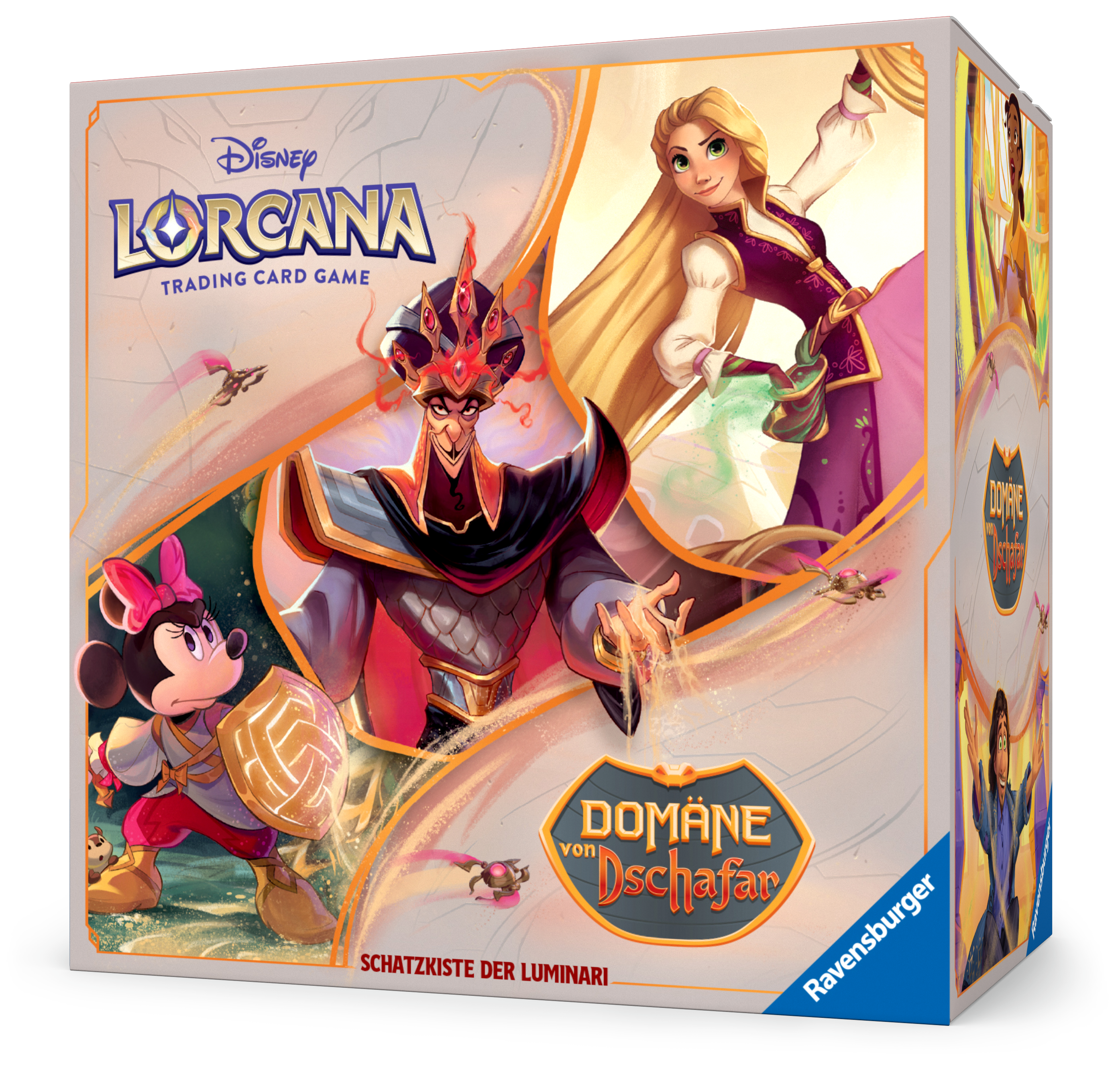 „Lorcana Starterdecks – Domäne von Dschafar – Übersicht der Produkte“