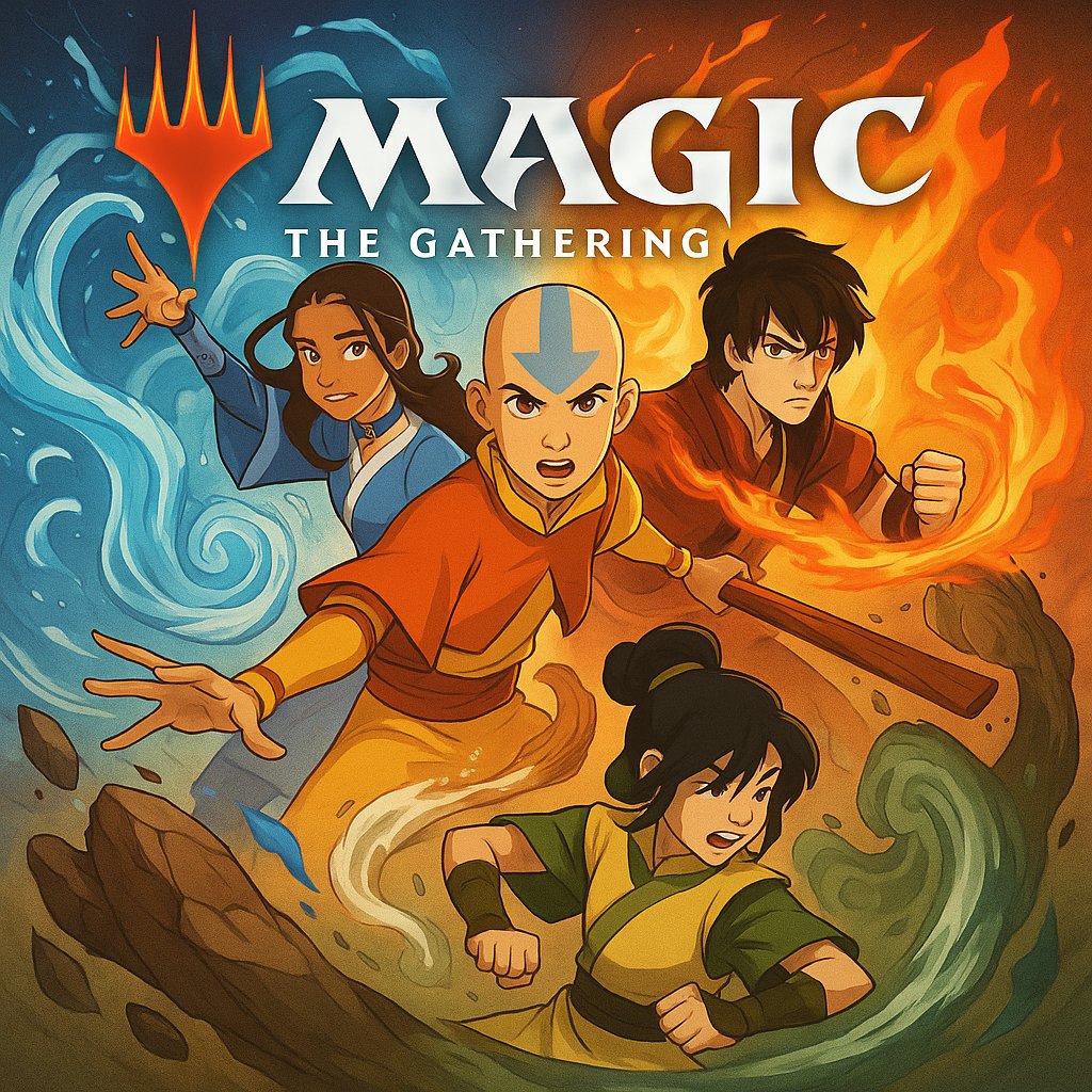 Airbender Logo inoffiziell, The last Airbender meets universe beyond Magic the gathering
