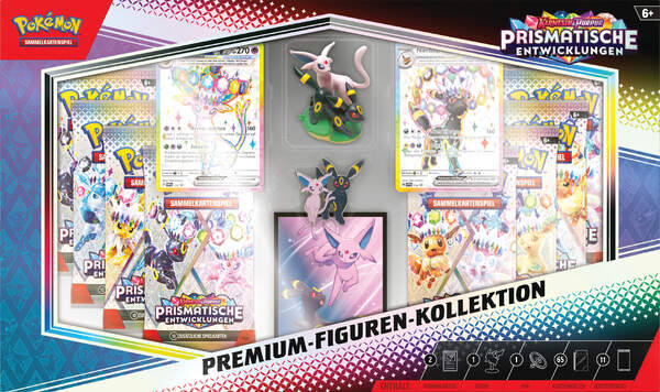 Pokémon TCG Figure Collection Herbst 2025 mit Feelinara- und Nachtara-Promokarten, Figuren & 11 Boosterpacks
