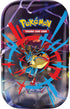 Pokémon Mega-Helden Mini-Tin – Sammelbox mit 2 Boostern, Stickern & Bildkarte im Sammeldesign. Ideal für Sammler und Pokémon-Fans. Lucario