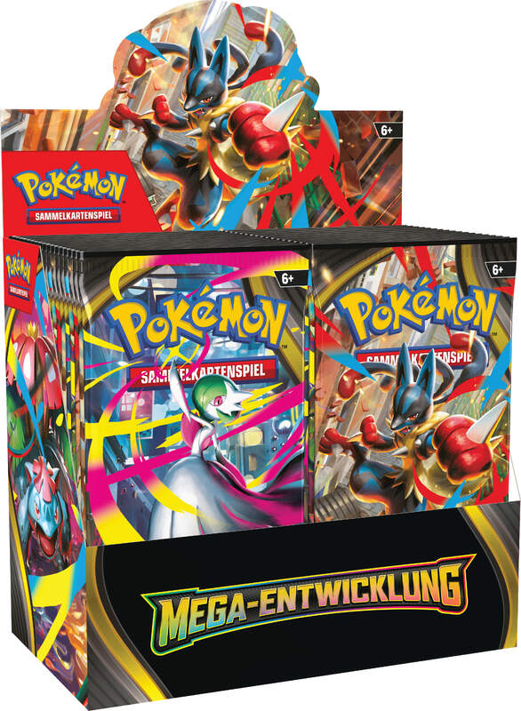 Pokémon TCG ME01 Display mit 36 Boostern – Mega-Entwicklung Erweiterung Deutsch