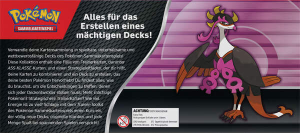 Pokémon TCG Trainer-Toolkit 2025 mit Beatori-ex, 3 ASS-KLASSE-Karten, Boostern und Deckbau-Zubehör