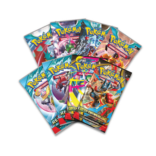 Pokémon TCG Premium-Kollektion Mega-Bisaflor-ex mit Promo, XXL-Karte, Sticker und 8 Boostern