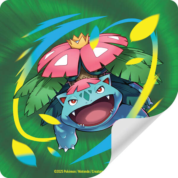 Pokémon TCG Premium-Kollektion Mega-Bisaflor-ex mit Promo, XXL-Karte, Sticker und 8 Boostern