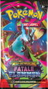 Pokémon ME02 Booster Bundle – Fatale Flammen mit 6 Boosterpacks, feurigem Design und Mega-Glurak auf der Verpackung.