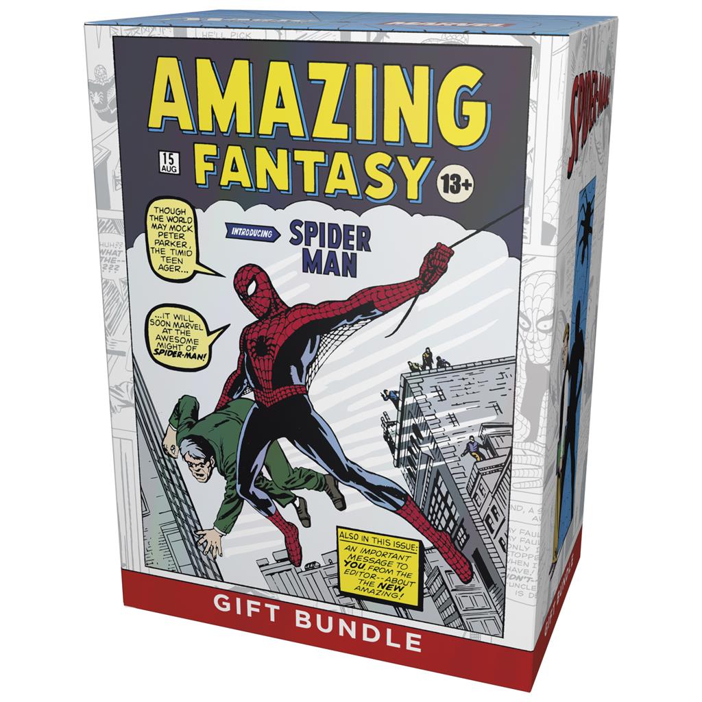 MTG – Marvel’s Spider-Man Gift Bundle (EN) mit Collector Booster, 9 Play Boostern, Spider-Promo & Zubehör im exklusiven Spider-Man-Design