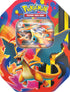 Pokémon Tin 127 Mega-Glurak Y-ex – Metalltin mit exklusiver Promo-Karte und vier Boosterpacks.