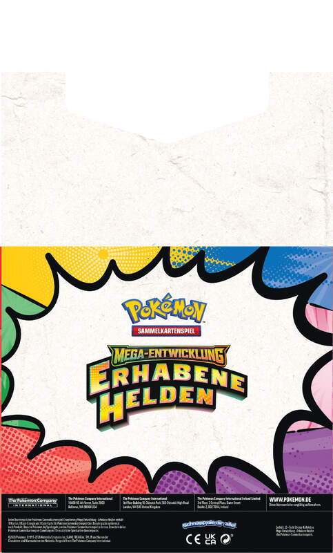 Pokémon ME02.5 Nebulak Tech-Sticker-Kollektion mit exklusiver Nebulak-Promokarte, Tech-Stickerbogen und drei Boosterpacks aus Erhabene Helden.