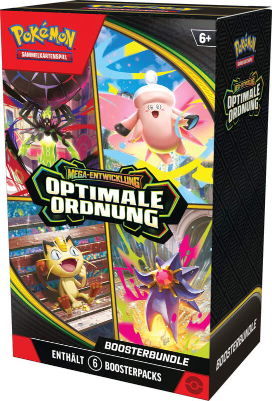 Pokémon ME03 Boosterbundle Mega-Entwicklung Optimale Ordnung mit sechs Boostern