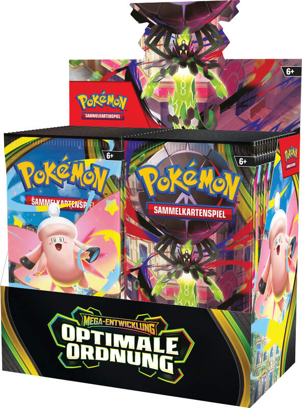 Pokémon ME03 Booster Display Mega-Entwicklung Optimale Ordnung mit 36 Boostern