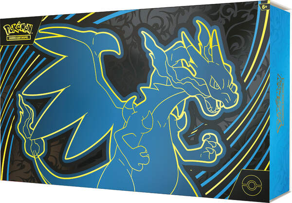 Pokémon TCG Ultra-Premium-Kollektion Mega-Glurak X-ex mit 18 Boostern, Promokarten und exklusivem Zubehör