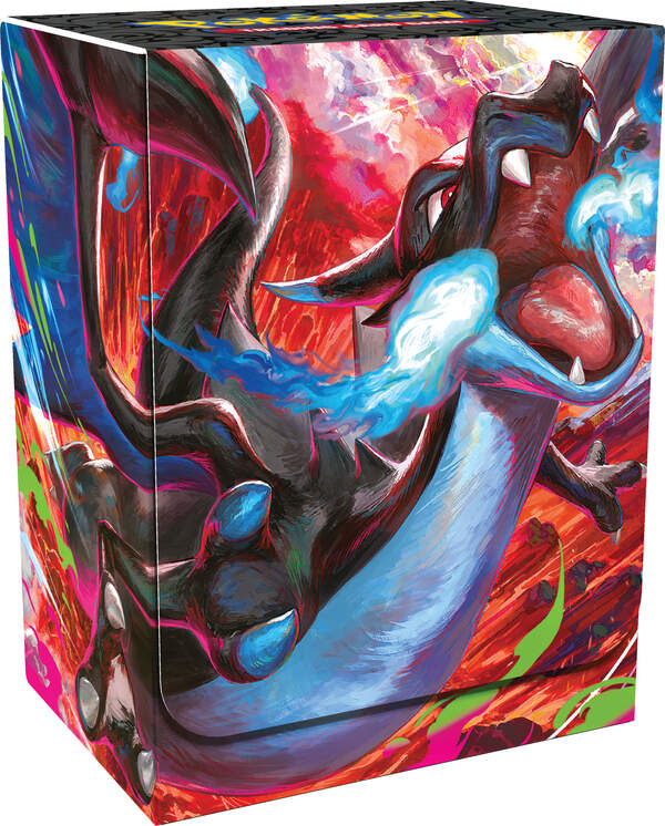 Pokémon TCG Ultra-Premium-Kollektion Mega-Glurak X-ex mit 18 Boostern, Promokarten und exklusivem Zubehör Deckbox