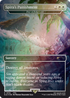 Detailansicht der Kartenillustration mit Final Fantasy-Charakteren im MTG-Stil