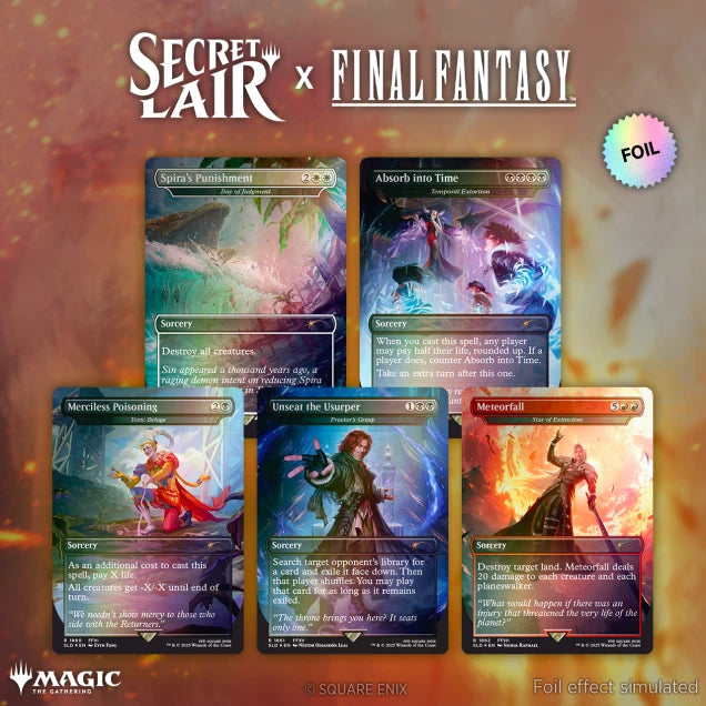 Produktbild von Secret Lair x Final Fantasy: Game Over (Foil EN) – Kartenübersicht