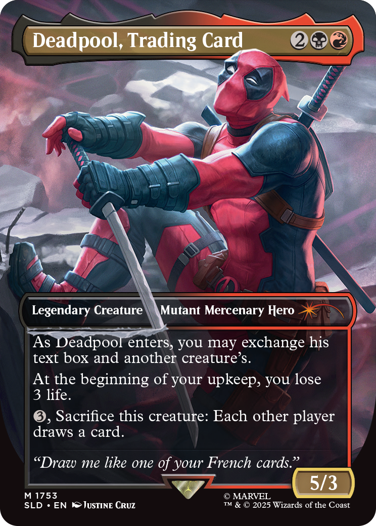 Magic: Secret Lair x Marvel's Deadpool – Card-Knights Magic: Secret Lair x Marvel's Deadpool – Card-Knights