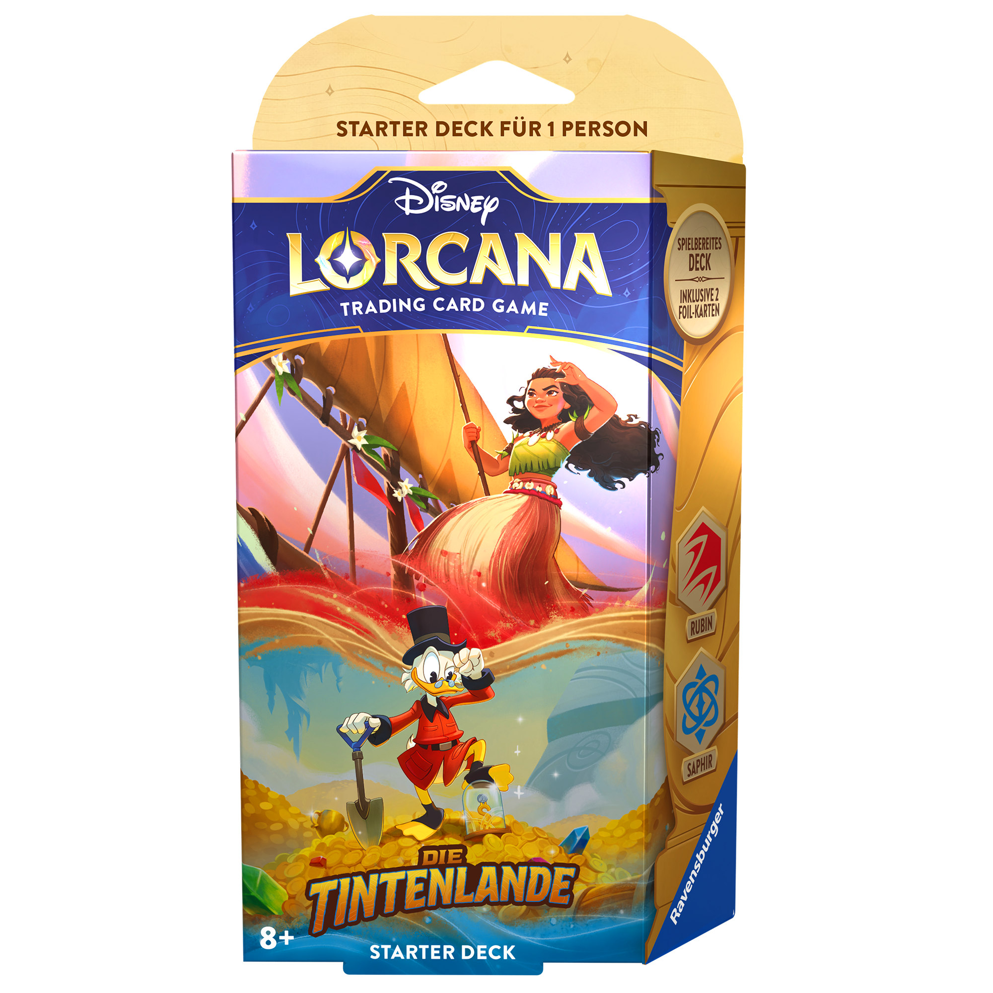 Disney Lorcana: Die Tintenlande - Starter Deck Rubin & Saphir (DE)