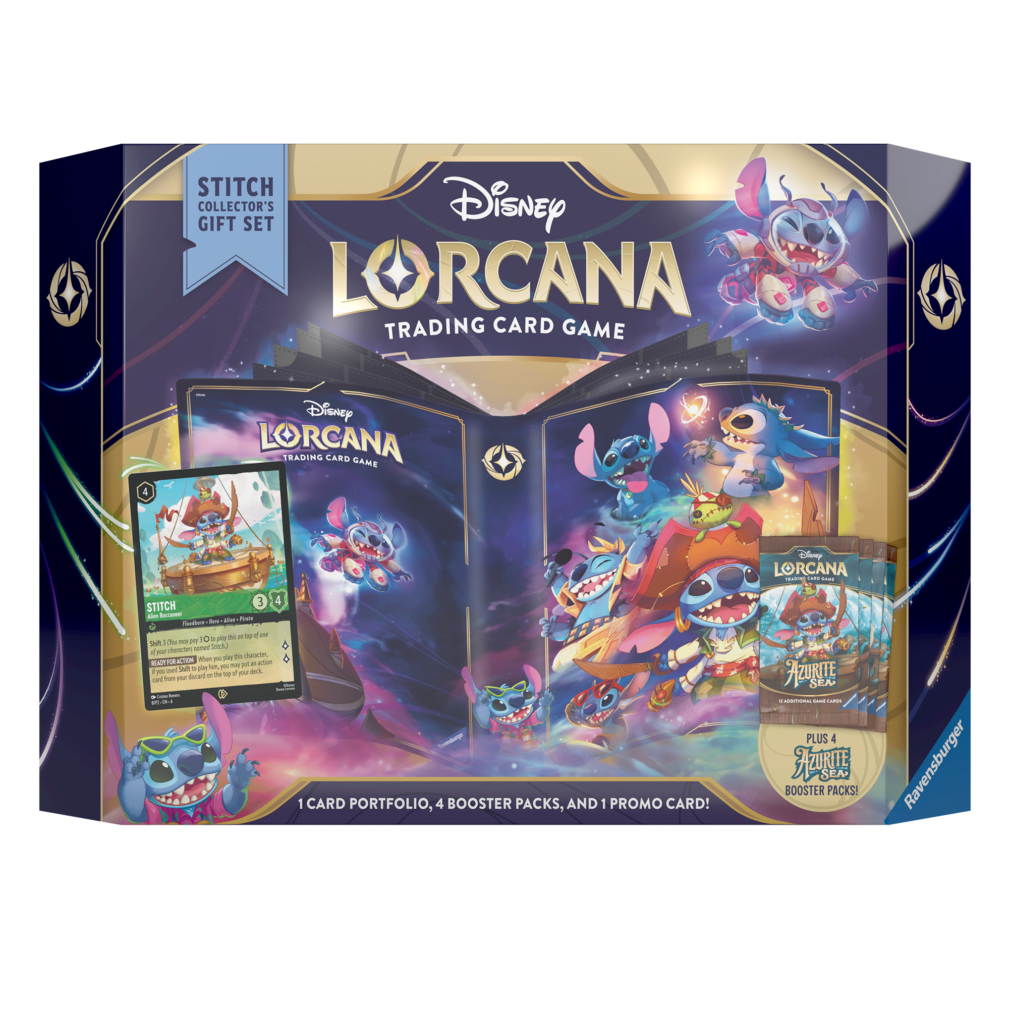 Disney Lorcana: Azurblaues Meer - Stitch Sammler Geschenk Set (ENG)
