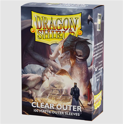 Dragon Shield Matte Outer Sleeves – 100 Kartenhüllen (Standardgröße)