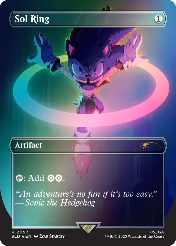 Secret Lair x Sonic: Chasing Adventure – Foil Edition (EN) mit Sol Ring & Magic-Klassikern im Sonic-Design Sol Ring