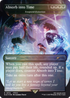 Detailansicht der Kartenillustration mit Final Fantasy-Charakteren im MTG-Stil