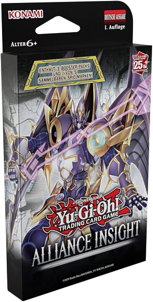 Yu-Gi-Oh! Tuckbox Alliance Insight Deutsch mit 3 Boosterpacks – letzter Aufruf für Quarter Century Rares