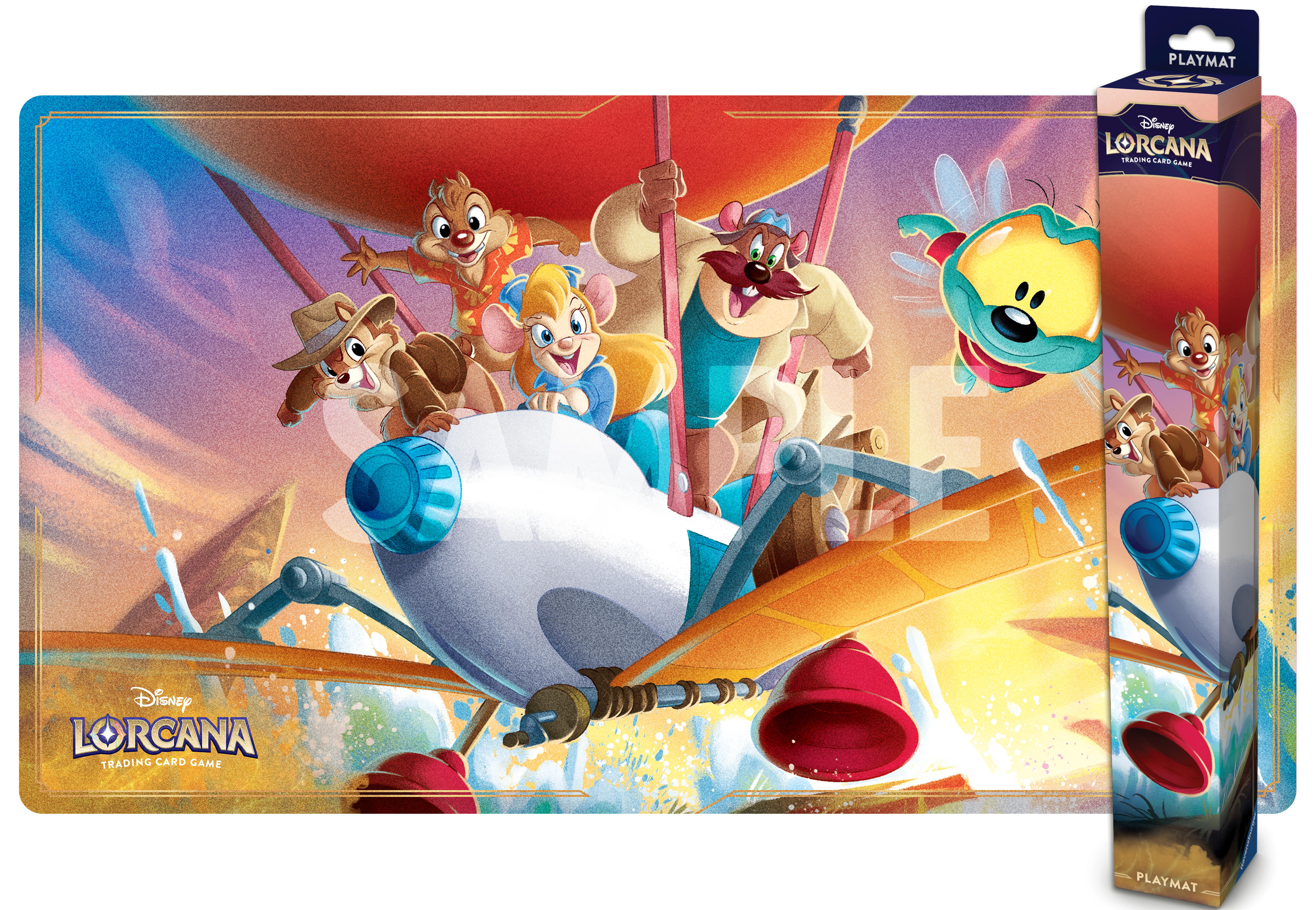 Disney Lorcana: Domäne Von Dschafar - Spielmatte Chip und Chap