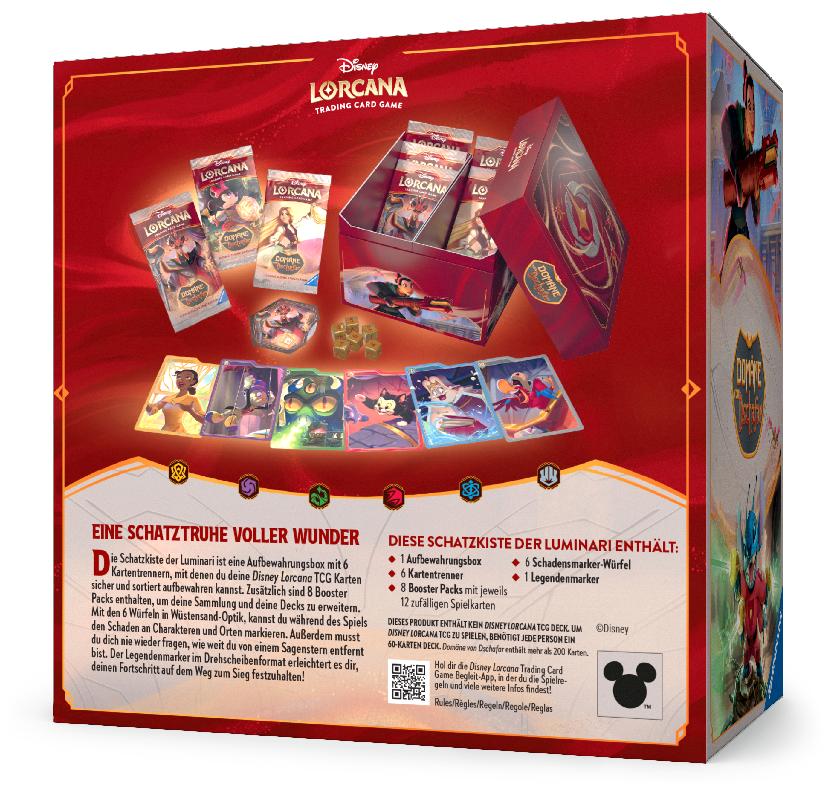 Disney Lorcana: Domäne Von Dschafar - Schatzkiste Der Luminari (DE)