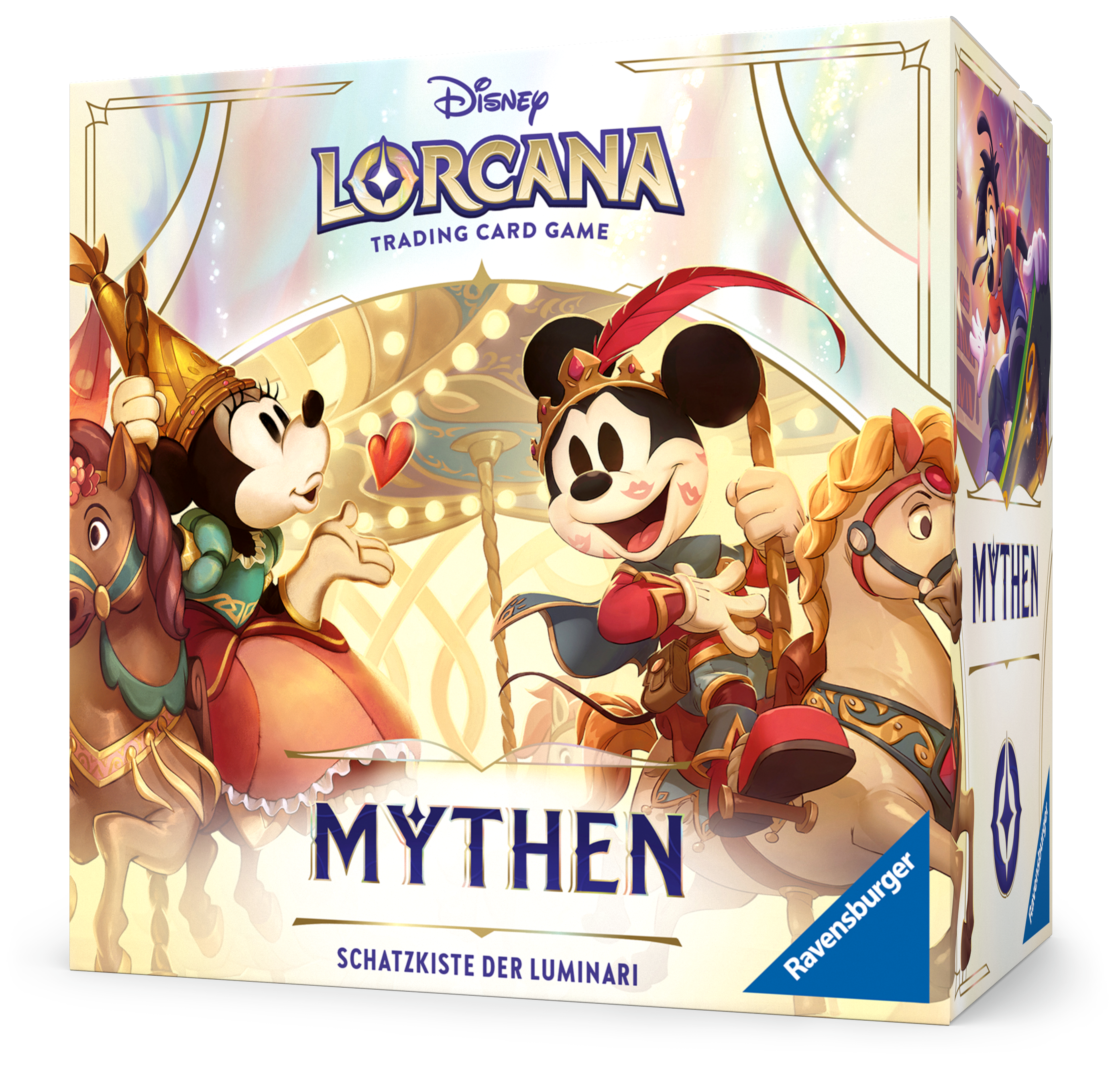 „Disney Lorcana Schatzkiste der Luminari – Aufbewahrungsbox mit Boostern und Zubehör“