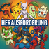 Banner Herausforderung mit vielen interaktiven Pokemon zur Pokemon Play! Herausforderung