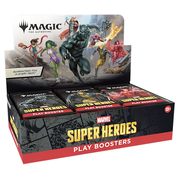 Magic: The Gathering – Marvel Super Heroes Play Booster Display (EN)
