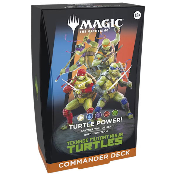 magic the gathering teenage mutant ninja turtles commander deck deutsch 🐢