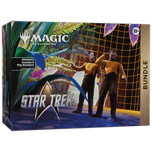 Magic: The Gathering | Star Trek™ Bundle (DE) | 9 Play-Booster, Foil-Länder & exklusive Bonusinhalte