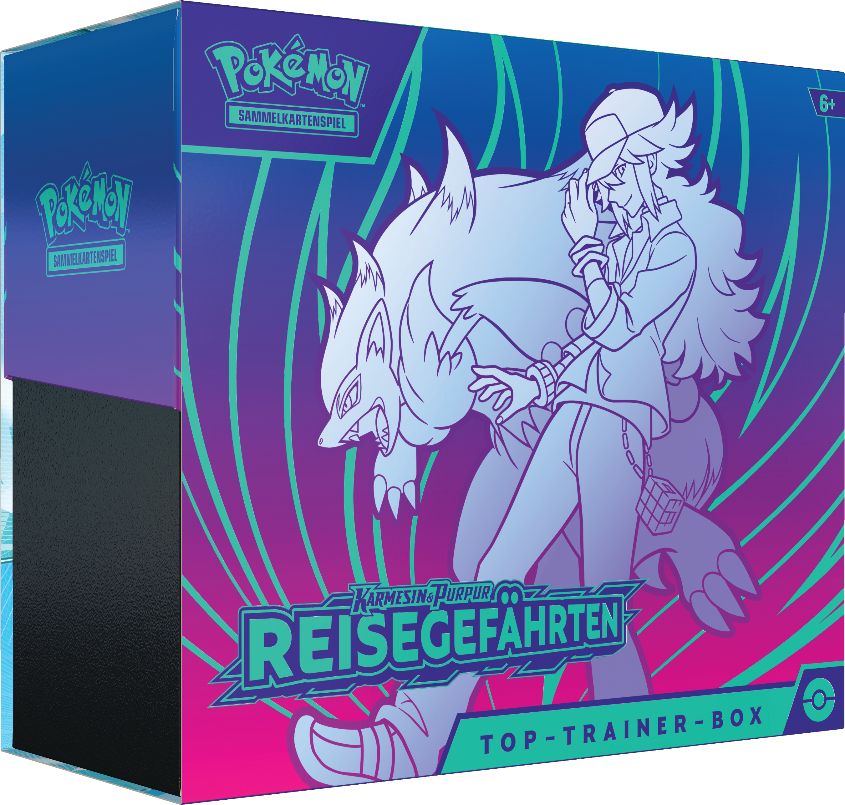 Pokémon Top-Trainer-Box Karmesin & Purpur - Reisegefährten
