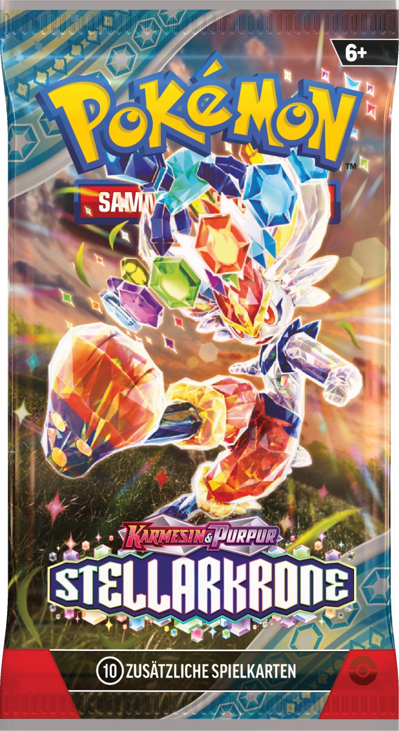 Pokemon Karmesin & Purpur Stellarkrone Booster Display