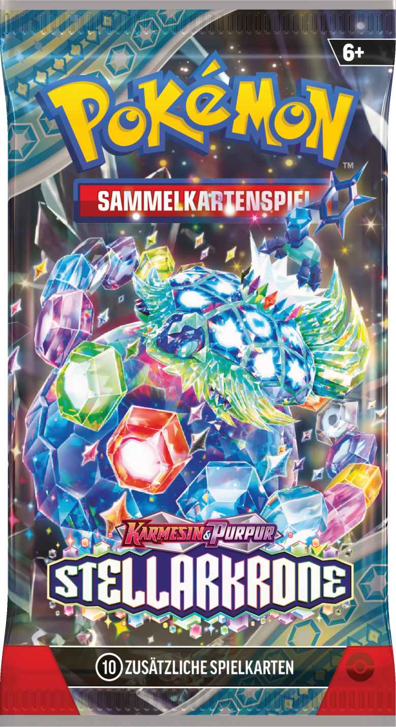 Pokemon Karmesin & Purpur Stellarkrone Booster Display