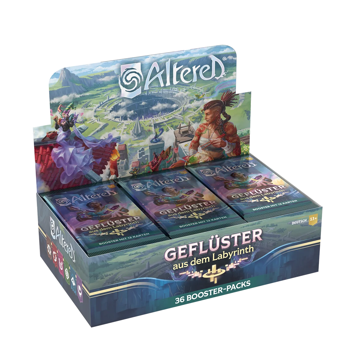 Altered Booster Display – Geflüster aus dem Labyrinth auf Deutsch mit 36 versiegelten Boostern