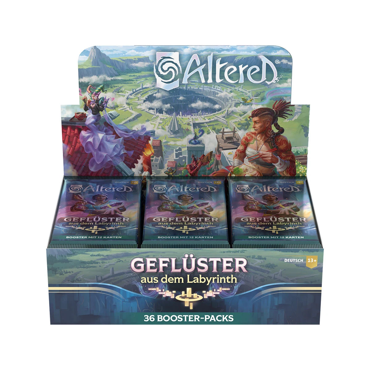 Altered Booster Display – Geflüster aus dem Labyrinth auf Deutsch mit 36 versiegelten Boostern