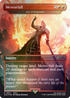 Detailansicht der Kartenillustration mit Final Fantasy-Charakteren im MTG-Stil