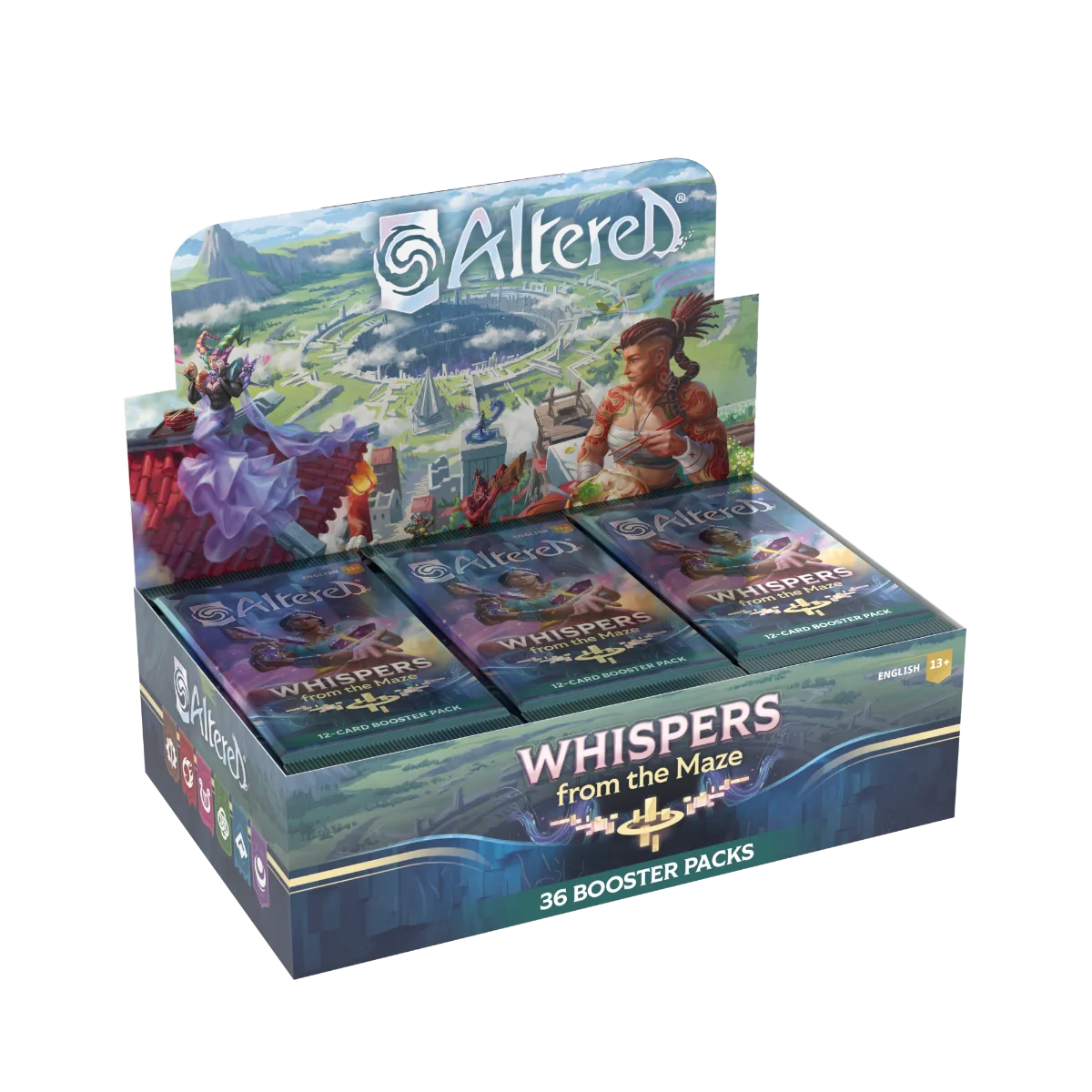 Altered – Whispers from the Maze English Booster Display with 24 sealed packs