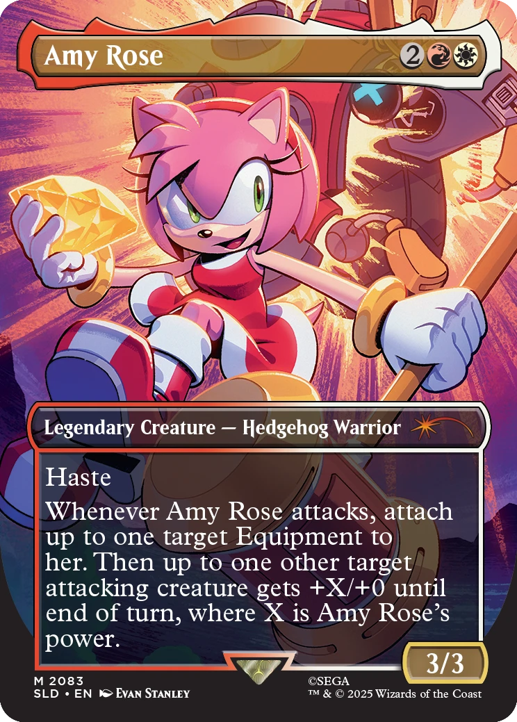 Secret Lair x Sonic: Friends & Foes – Non-Foil Edition (EN) mit 7 exklusiven Sonic-Karten Amy Rose