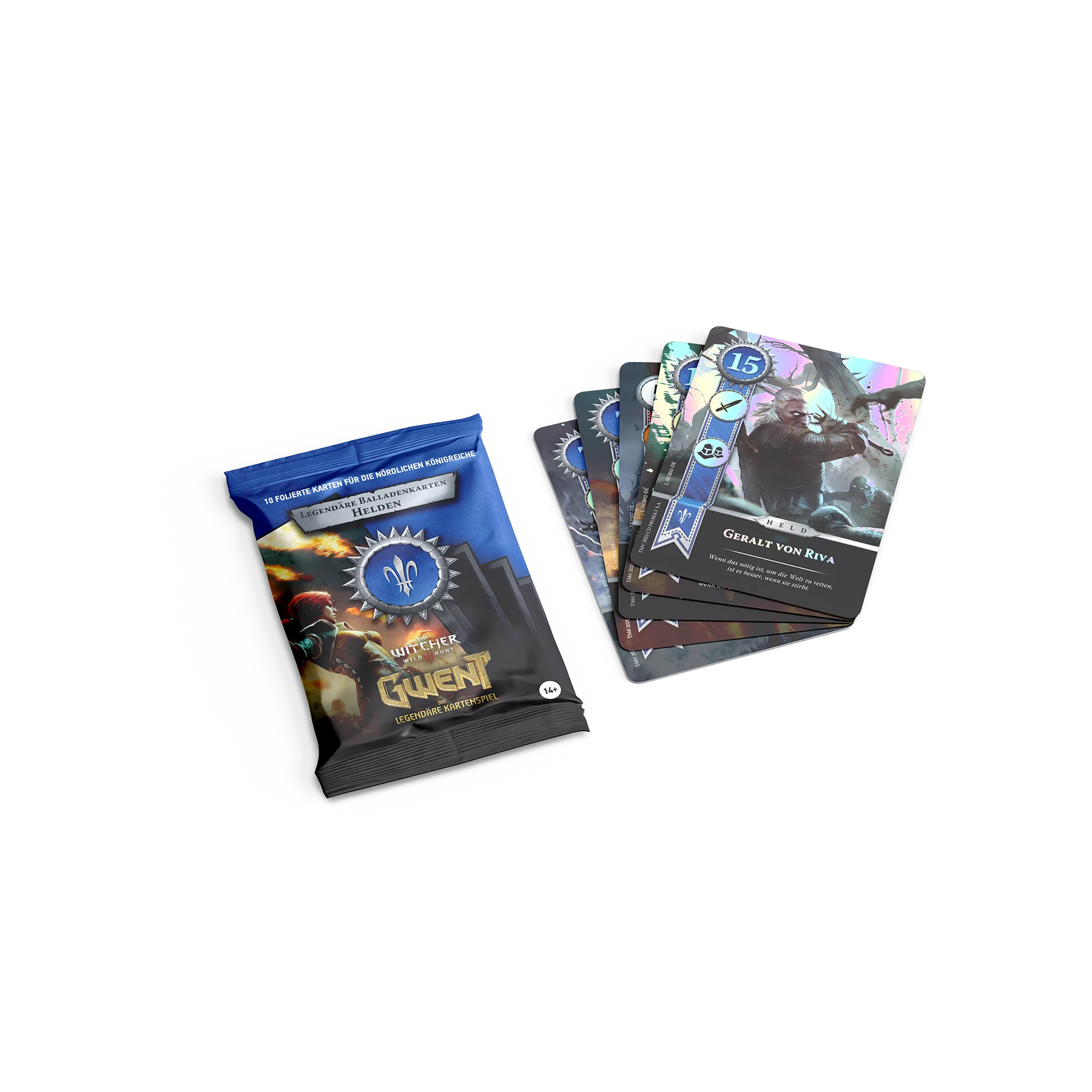 Gwent Balladenkarten Helden Nördliche Königreiche – legendäre Foil-Karten