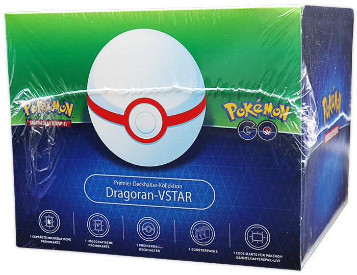 Pokemon GO Raid Premier-Deckhalter Kollektion Dragoran V-Star (DE)