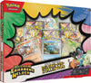 Pokémon ME02.5 Deluxe-Pin-Kollektion Erhabene Helden mit Endivie, Floink und Karnimani Promokarten, Sammler-Pin und fünf Boosterpacks.