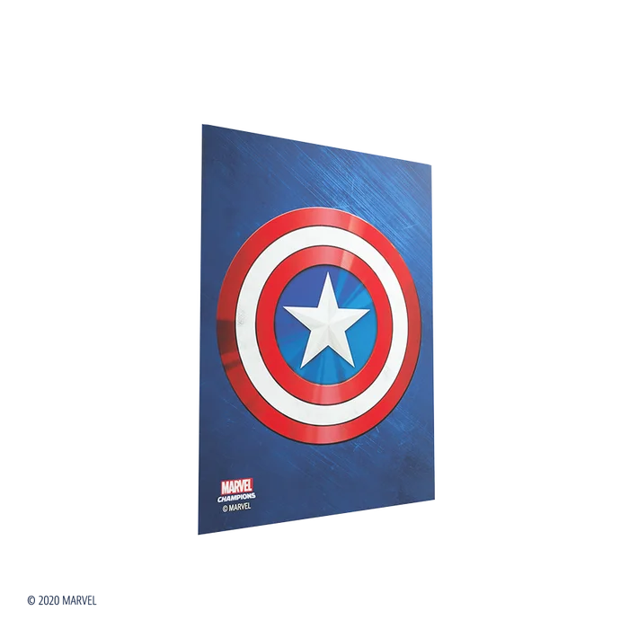 Marvel Champions Art Sleeves – Captain America (50+1)