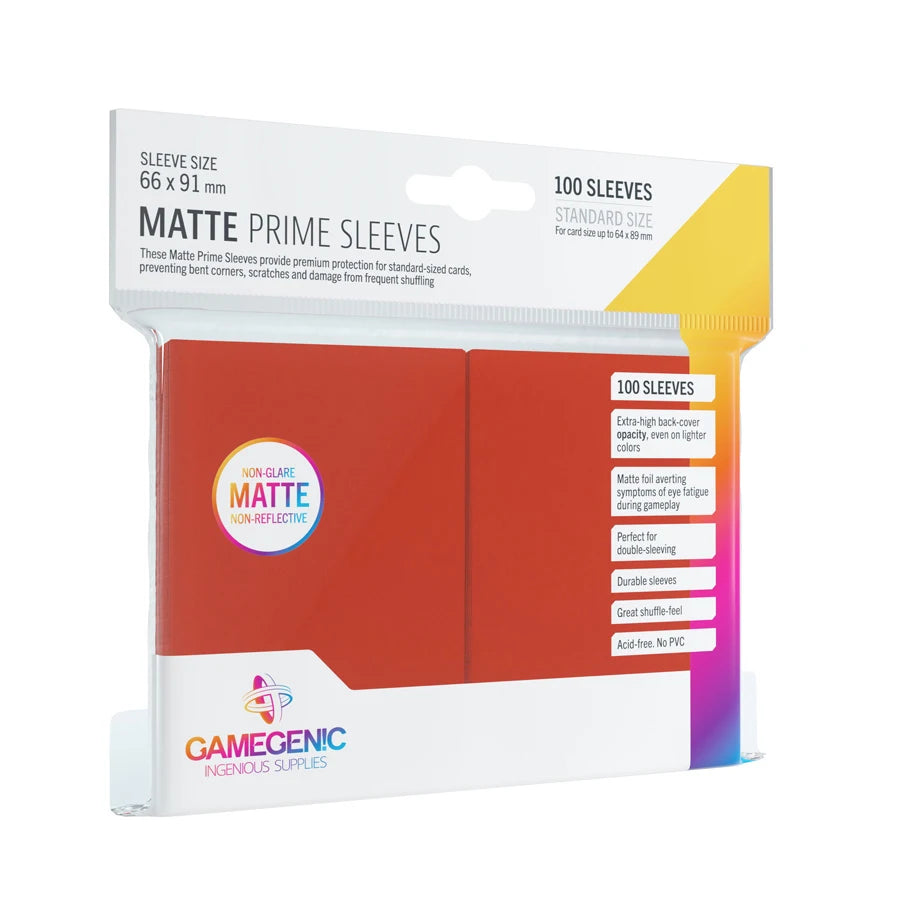 Matte PRIME Sleeves 100 Stück, Standardgröße